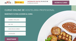 Desktop Screenshot of curso-de-hosteleria.com